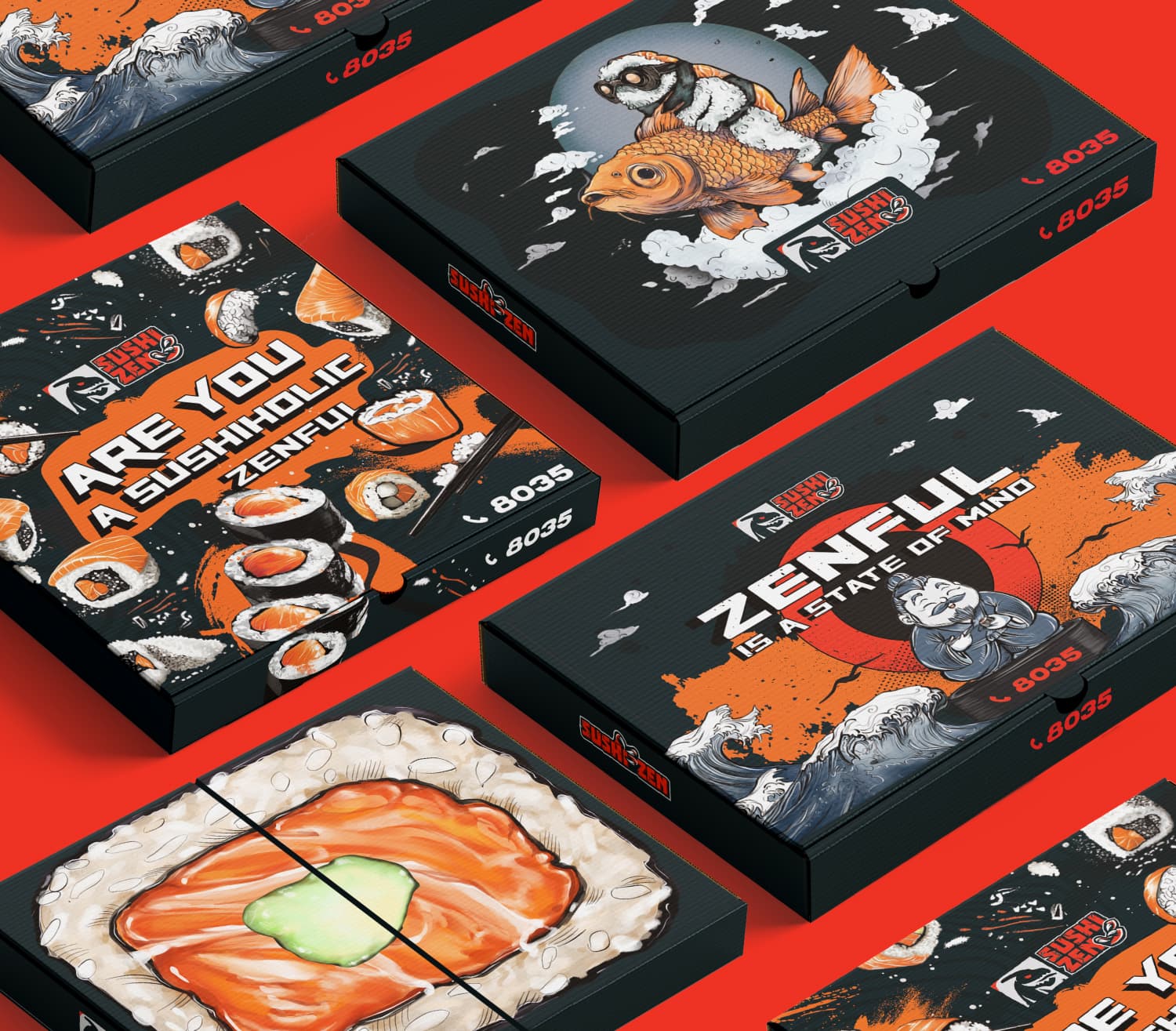 Sushi Zen Packaging