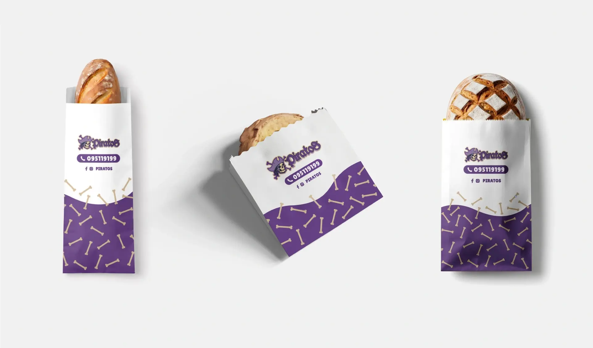Piratos Menu Branding ⦿ The Point Marketing Agency
