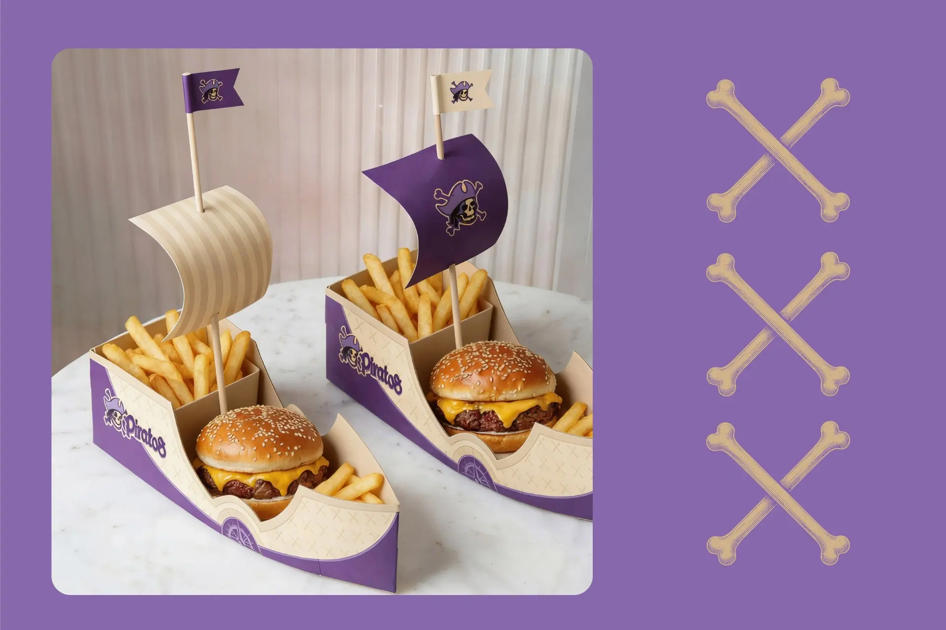 Piratos Menu Branding ⦿ The Point Marketing Agency