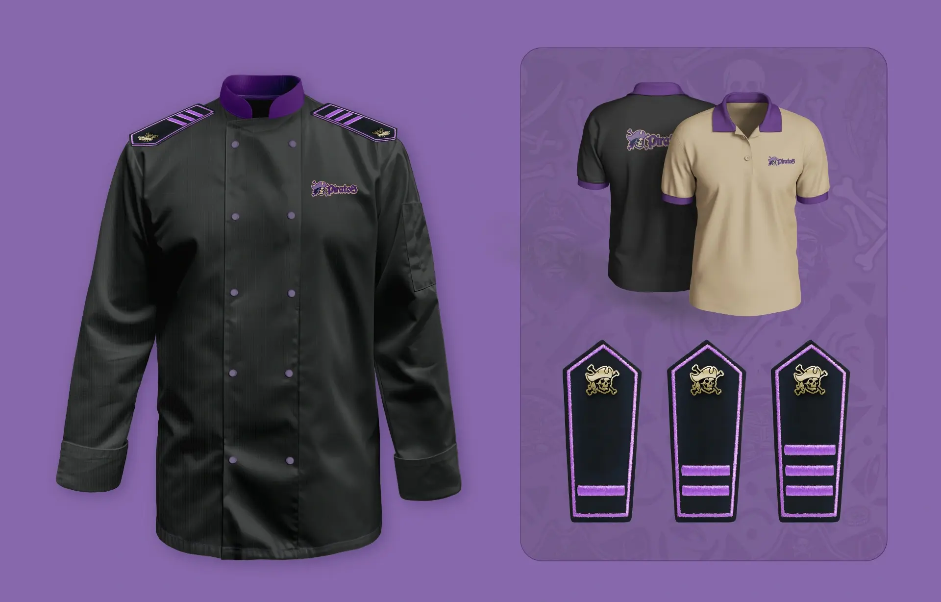 Piratos Menu Branding ⦿ The Point Marketing Agency