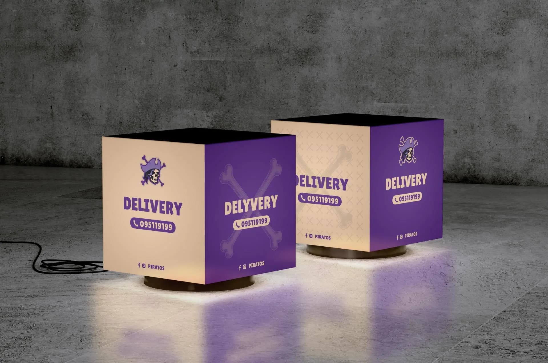 Piratos Menu Branding ⦿ The Point Marketing Agency