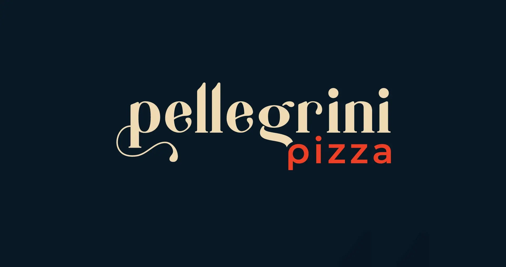 Pellegrini Pizza Menu Branding ⦿ The Point Marketing Agency