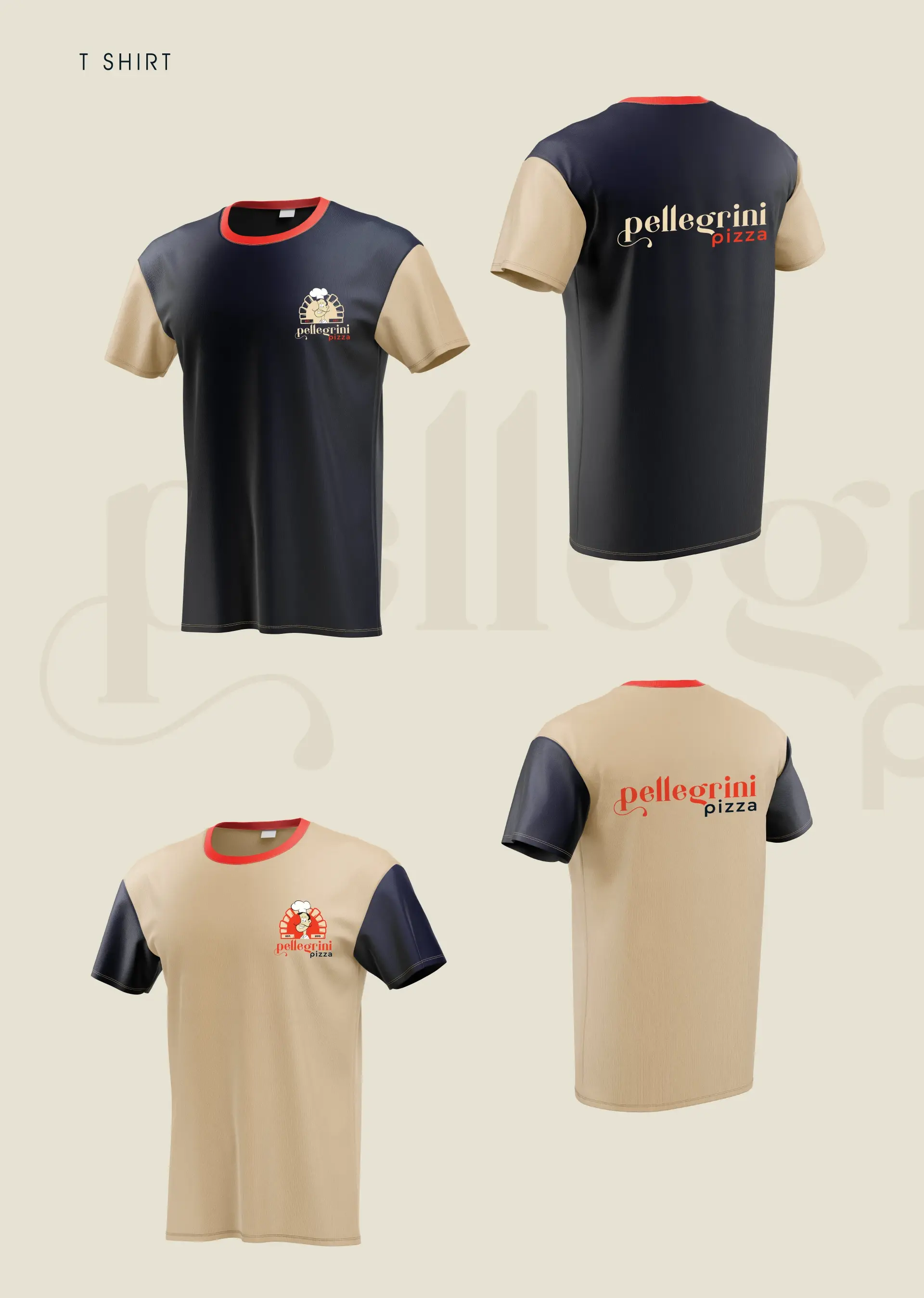 Pellegrini Pizza Menu Branding ⦿ The Point Marketing Agency