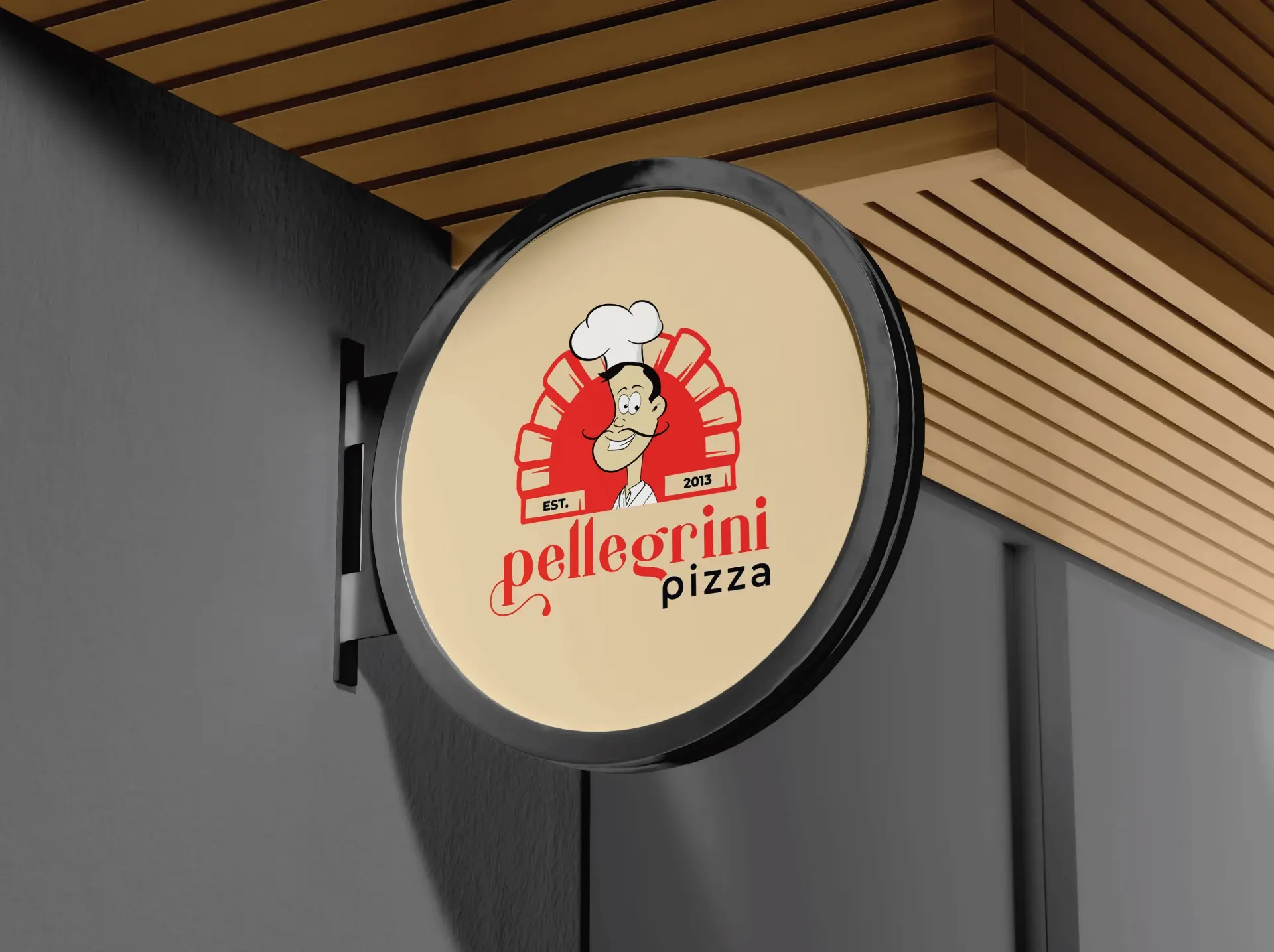 Pellegrini Pizza Menu Branding ⦿ The Point Marketing Agency