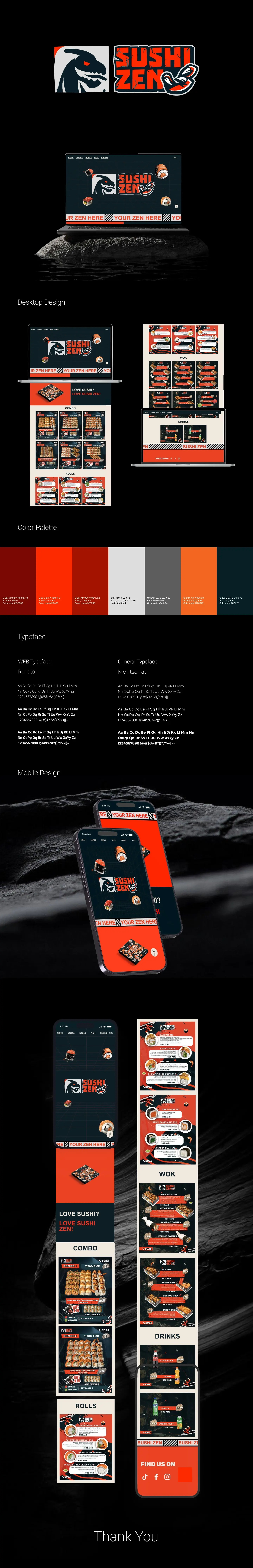 Sushi Zen Branding ⦿ The Point Marketing Agency