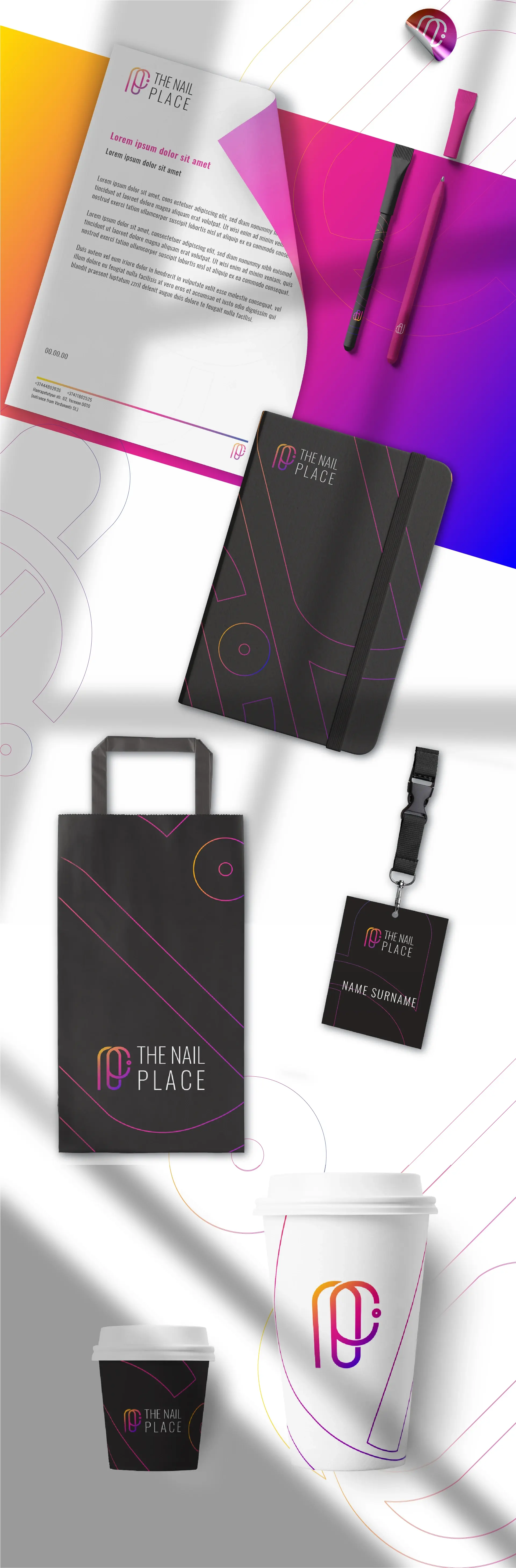 The Nail Place Logo & Branding ⦿ The Point Marketing Agency